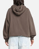Saint Morta Vision Boxy Hoodie Brown