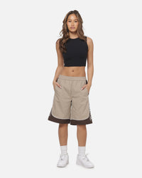 Carre Script Boardshorts Brown