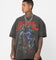 73Studio X The Lord Of The Rings Nazgul Heavyweight Vintage T-Shirt Black Wash