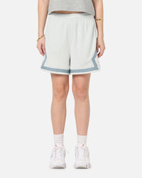 Jordan Women's Dri-FIT 4" Diamond Shorts Light Silver