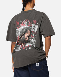 Culture Kings X WWE Roman Reigns Wrestlemania XLI Heavy T-Shirt Black Wash