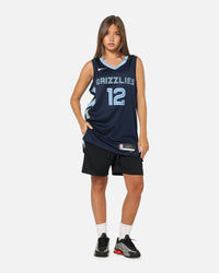Nike Ja Morant Memphis Grizzlies '22 Icon Edition Dri-FIT NBA Swingman Jersey College Navy