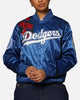 Pro Standard Los Angeles Dodgers Roses Satin Jacket Dark Blue
