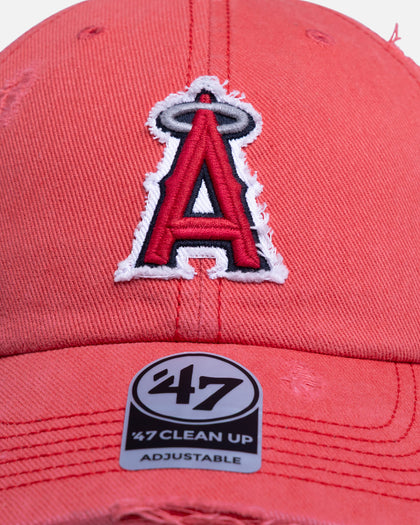 47 Brand Los Angeles Angels 'Well Worn' 47 Clean Up Strapback Red