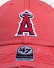 47 Brand Los Angeles Angels 'Well Worn' 47 Clean Up Strapback Red