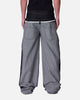 MNML Inside Out Slip Off Denim Pants Washed Black
