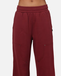 Carre Rivet Trackpants Burgundy