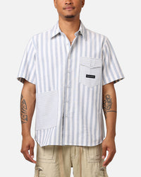 Raised By Wolves Striped Club Shirt Light Blue