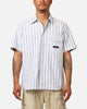 Raised By Wolves Striped Club Shirt Light Blue