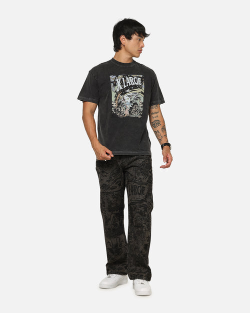 X-Large Comics T-Shirt Black