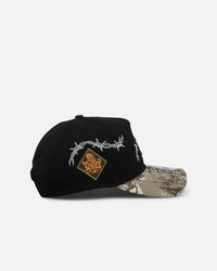New Era Houston Astros 'Realtree Grit 2.0' 9FORTY A-Frame Snapback Black/Green/Orange