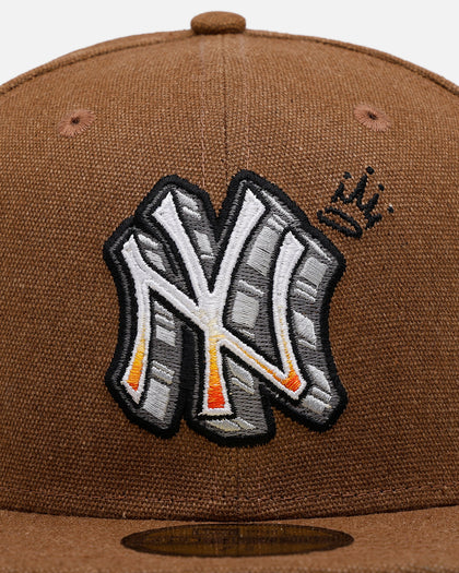 New Era New York Yankees 'Scribble' 59FIFTY Fitted Brown