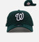 New Era Washington Nationals 'Evergreen' 9FORTY A-Frame Snapback Dark Green