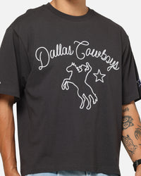 Mitchell & Ness Dallas Cowboys Chainstitch T-Shirt Washed Black