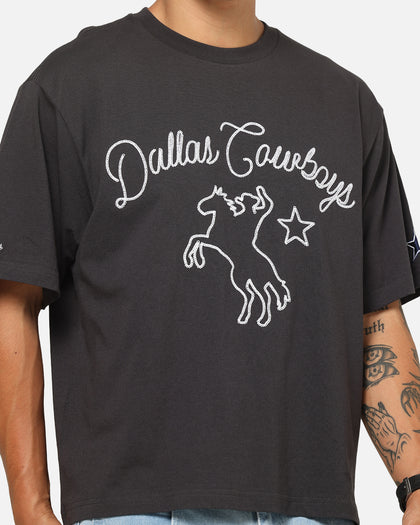 Mitchell & Ness Dallas Cowboys Chainstitch T-Shirt Washed Black