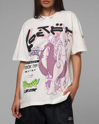 Pokémon By Loiter Mewtwo Heavyweight T-Shirt Off White