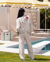 Loiter Western Blazer Jacket Off White