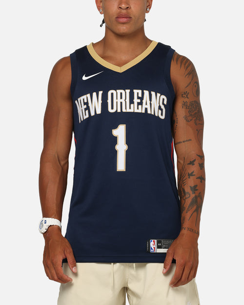Nike Zion Williamson New Orleans Pelicans #1 Icon Edition 2022/23 Nike Dri-Fit NBA Swingman Jersey College Navy