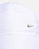 Nike Dri-FIT Club Unstructured Metal Swoosh Strapback Cap White