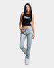 Rats Get Fat Women's Scorpio Crop Singlet Black