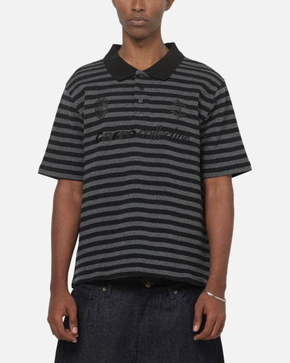 Carre Common Collective Polo Shirt Washed Black