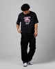 Loiter Brain Rot Vintage T-Shirt Black Acidwash