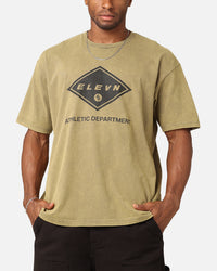 Elevn Clothing Co Athletic Department T-Shirt Khaki
