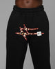 Loiter Hybrid Sweatpants Black/Leopard