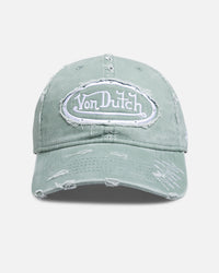 Von Dutch Distressed Zigzag Strapback Sage