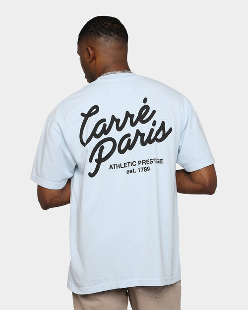 Carré Script T-Shirt Light Blue