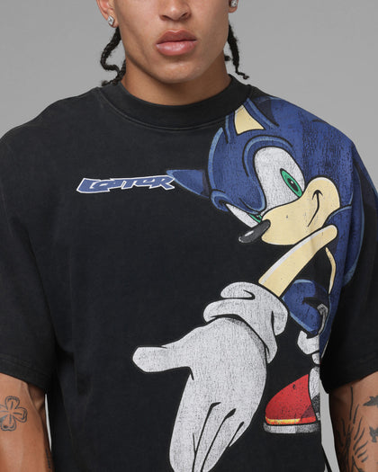 Loiter x Sonic Vintage T-Shirt Black