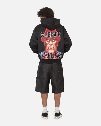 Criminal Damage M Bison Padded Zip Jacket Black