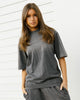 American Thrift Short Sleeve T-Shirt Washed Charcoal
