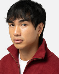 Guess Mainline 15mm 4G Pave Earrings Gold