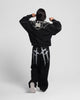 Loiter Racer Nylon Jersey Crewneck Black