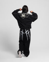 Loiter Racer Nylon Jersey Crewneck Black