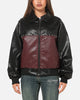 Ed Hardy Voltage Bomber Jacket Black/Burgundy