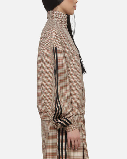 Adidas Checks Track Jacket Beige
