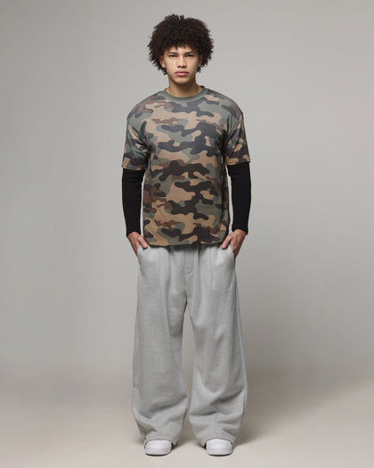 American Thrift Layered T-Shirt Woodland Camo