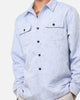XXIII Nebula Textured Overshirt Blue