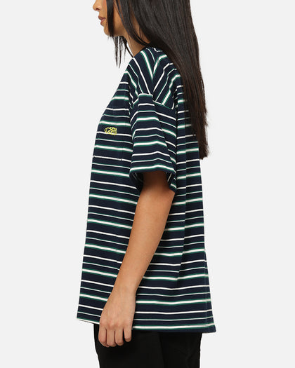 Carre Striped Pocket T-Shirt Navy Stripe
