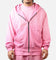 American Thrift Zip Hoodie Washed Pink