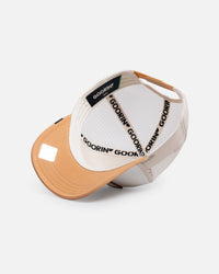 Goorin Bros The Goat Trucker Snapback White/Gold