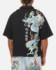 Ed Hardy Dragon Button Up Shirt Charcoal