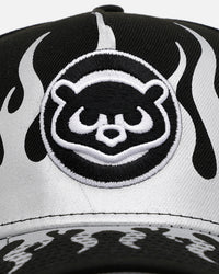 New Era Chicago Cubs 'Metallic Flames' 9FORTY A-Frame Snapback Black/Silver