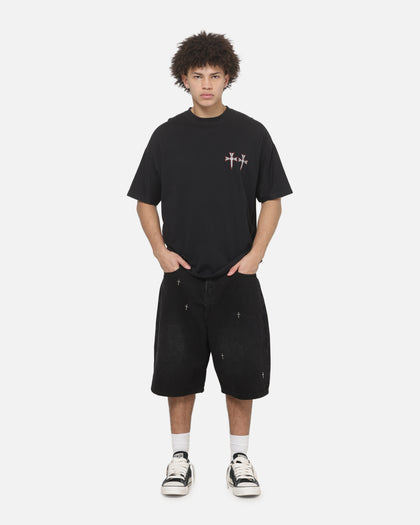 Saint Morta Liberty Boxy T-Shirt Vintage Black