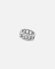 Saint Morta Cuban Ring White Gold