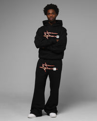 Loiter Hybrid Premium Hoodie Black/Leopard