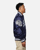 Pro Standard Dallas Cowboys Rib Satin Jacket Midnight Navy