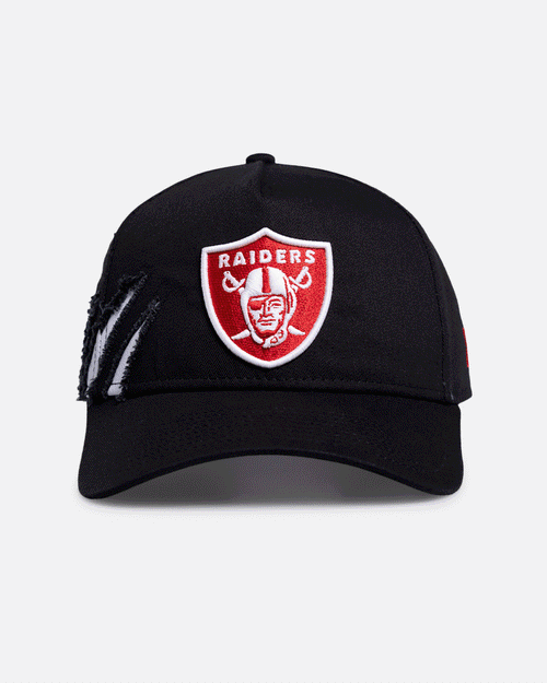 New Era Las Vegas Raiders 'Glow Scratch' 9FORTY A-Frame Snapback Black